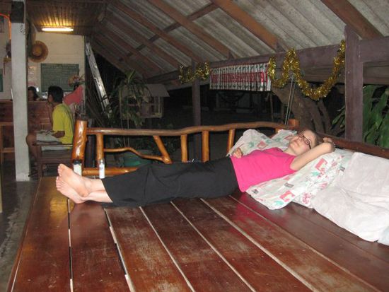 Bequemer Relax- und Fernsehplatz in unserer "Villa"
