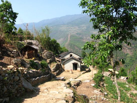 hier sieht man viel vom wahren laendlichen Nepal