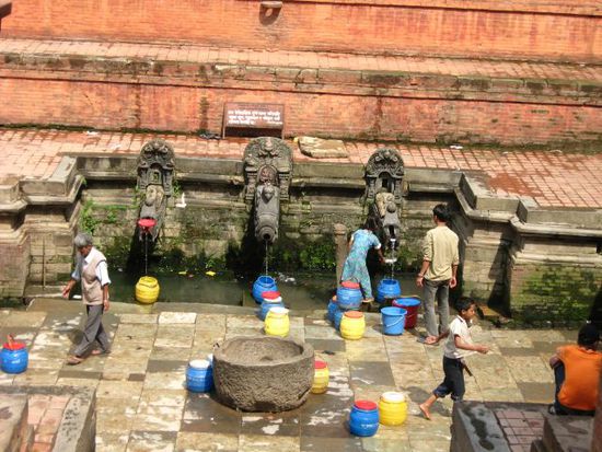 Wasserstelle am Patan Durbar Square