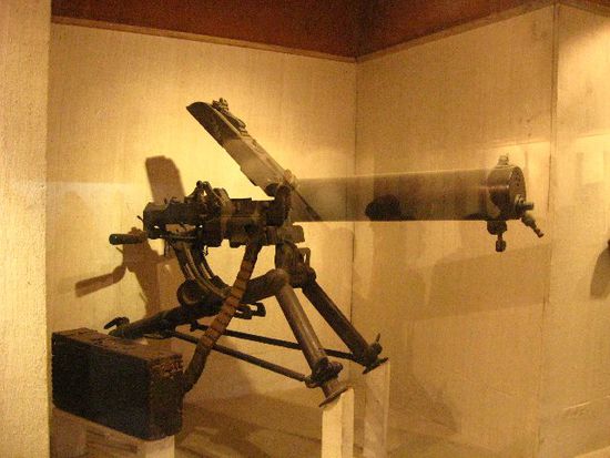 historische Waffenausstellung im Red Fort