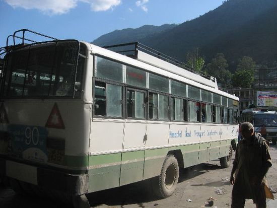 mein Bus Richtung Ramnagar (Corbett Nationalpark) - eine 22-stündige Busfahrt!