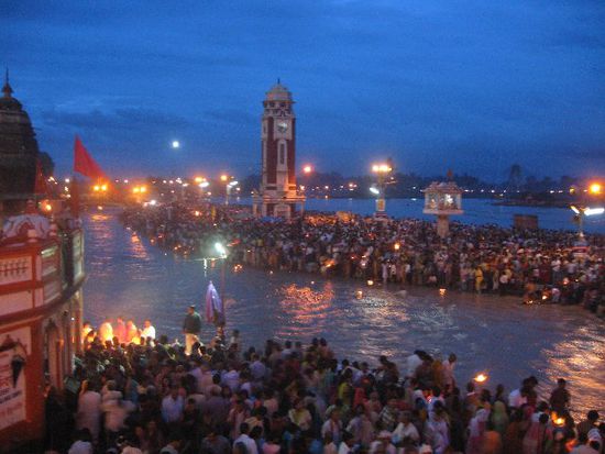 Puja am Har-Ki-Pauri-Ghat