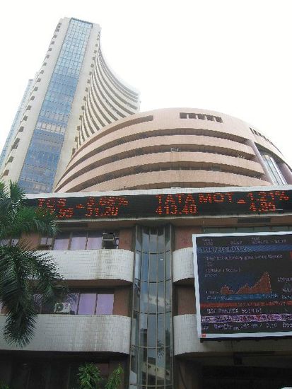 Phiroze Jeejeebhoy Towers, seit 1980 Sitz der Börse Bombay