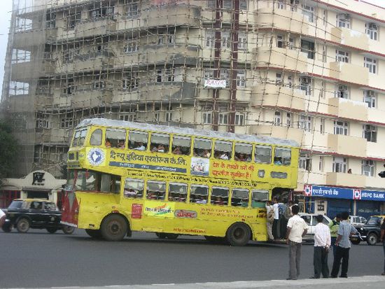 Doppeldecker am Marine Drive