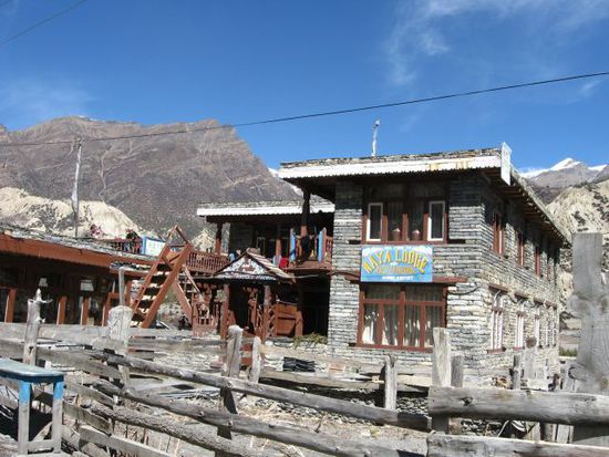 eine der vielen Lodges (Humde)