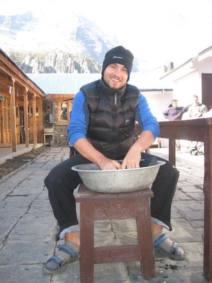 auch Waesche waschen muss mal sein (Manang)