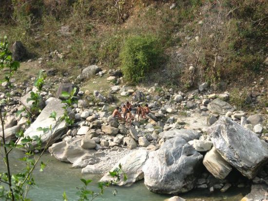 Plantschen im Modi Khola