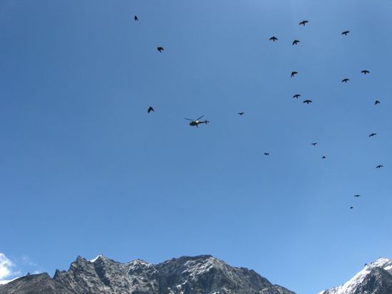 Rettungseinsaetze gibt es im Everest-Gebiet praktisch taeglich