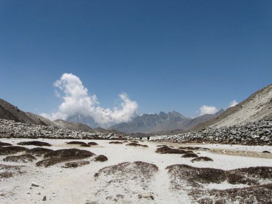 Marsch aus dem Base Camp Richtung Dingboche