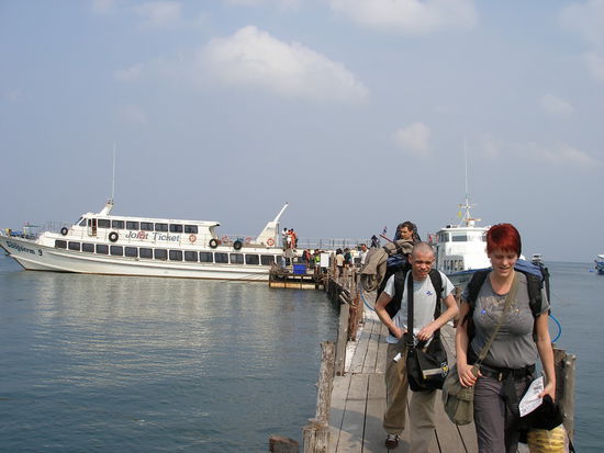 So sah unsere Ankunft aus