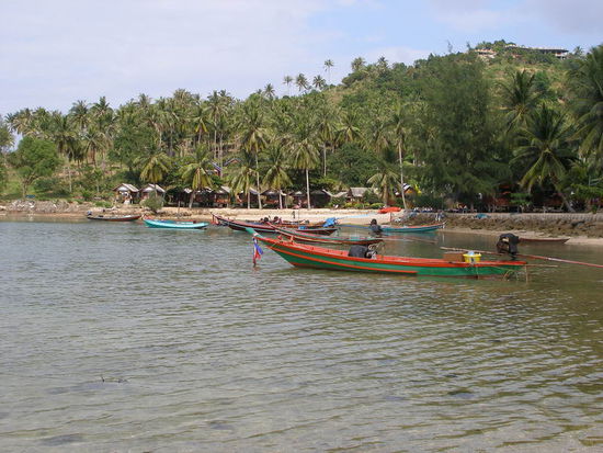 Die Bucht nach kurzem Marsch von unserer unsere Bleibe aus