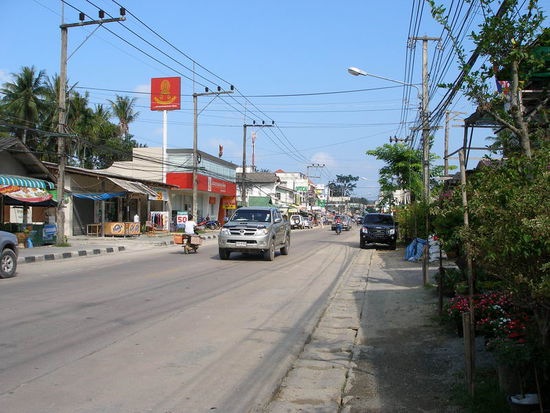Standardstrasse auf Ko Samui