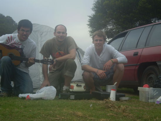 v. l.: Alex (ROCKNROOOLL) Veit, Max