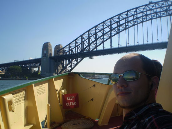 und diesmal Veit + Harbour Bridge von unten