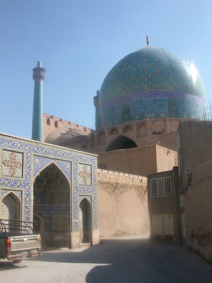 Imam-Moschee von hinten