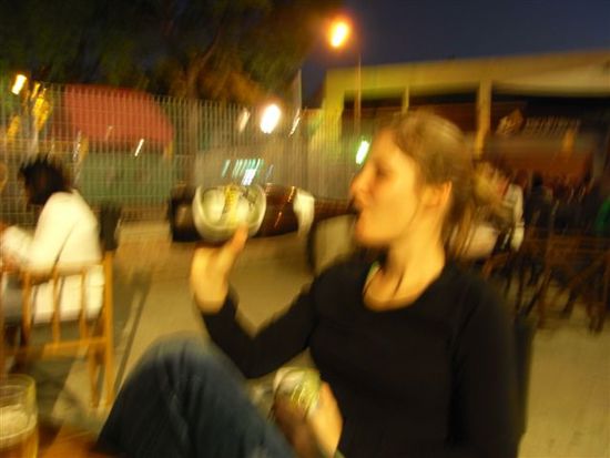 In Argentinien trinkt man Bier aus dezenten Literflaschen.