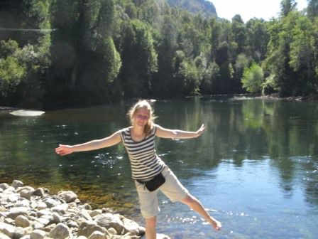 Pause am Fluss.
