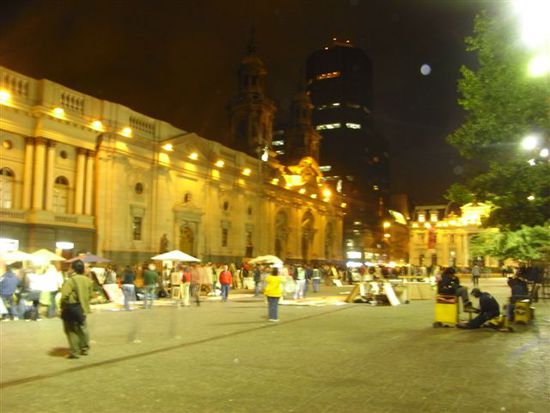 Plaza de Armas bei Nacht