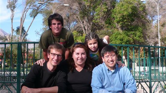 Robert mit Michael, Antonieta, Toñita y Julio