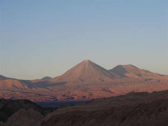 Ausblick auf den Vulkan Licancabur.