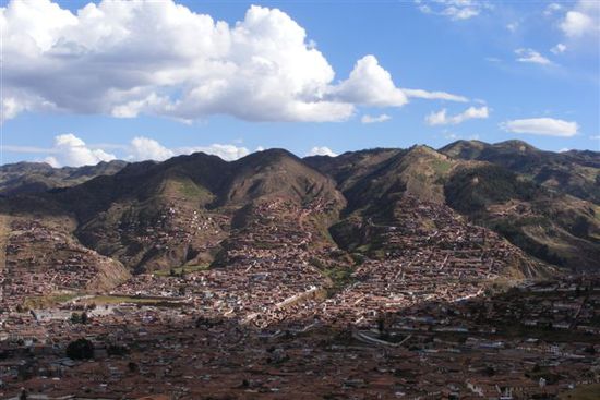 Cusco vom Mirador aus.