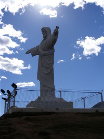 Cristo Blanco - Jesusstatue am Mirador