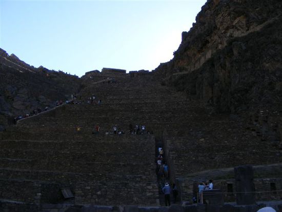 die Festung Ollantaytambo