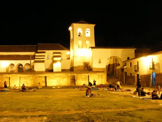 Die Kirche in Chinchero wurde auf den Inkaruinen errichtet.