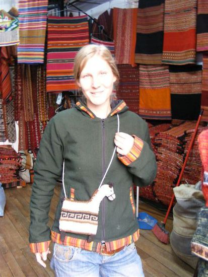 Julias neue Handtasche.