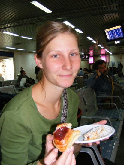 Ein letztes Mal Facturas essen.