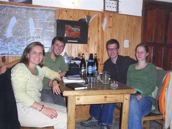 Wiedermal bei "einem" Quilmes mit Fred und Viviane.