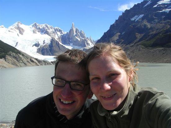 Vor Laguna Torre und Cerro Torre