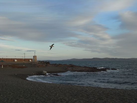 windiger Strand von Camarones