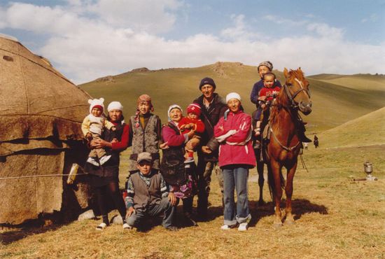 Gastfreundschaft ist wichtig - hier kamen wir bei Chilgal und seiner Familie unter.