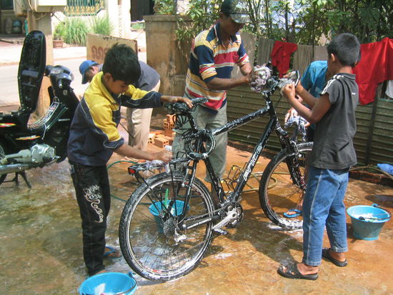 Bereitmachen für die Heimreise.