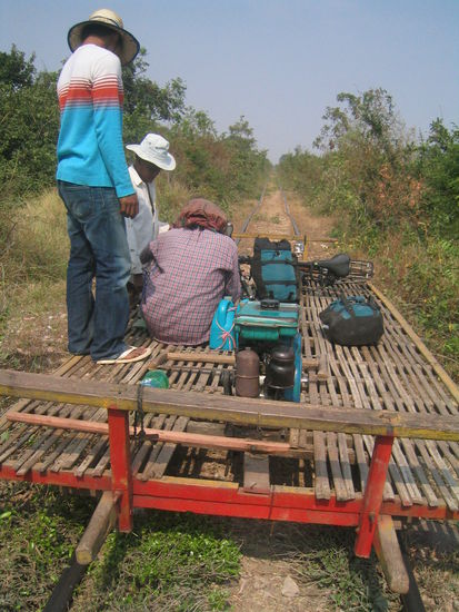 ein Bamboo-Train