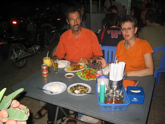 Beef Luc Lac im White Rose, Battambang