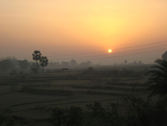 Sunrise irgendwo in West bengal