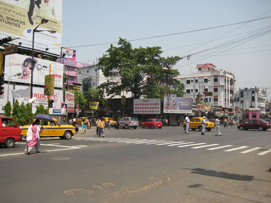 Starssenkreuzung in Calcuta