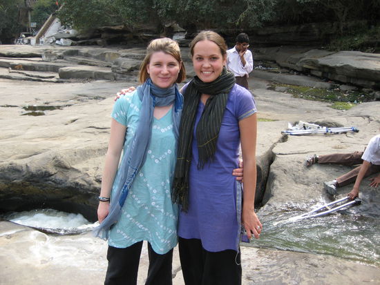 Malaika, eine weitere Volunteerin aus Amerika und ich bem Picknick mit dem Kiran-Hostel