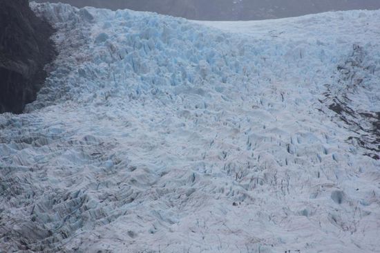 Wer erkennt die Bergsteiger auf dem Gletscher?