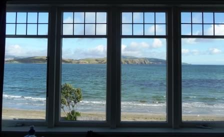 unser Ausblick aus dem Zimmer der Moana Lodge
