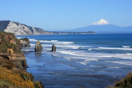 Mt. Taranaki und The Three Sisters