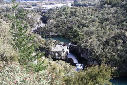 Aratiatia Rapids bevor der Staudamm geoeffnet wurde
