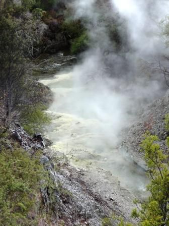 Im Wai-O-Tapu Thermal Park...