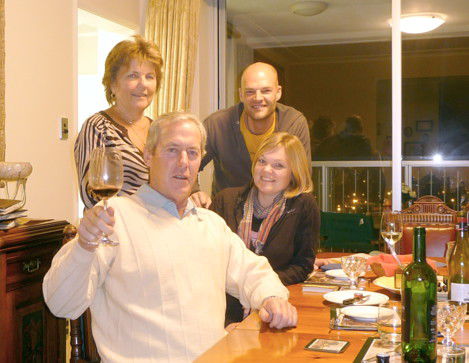 der schönste Abend von der ganzen Reise durch Neuseeland - bei Richard und Beverly