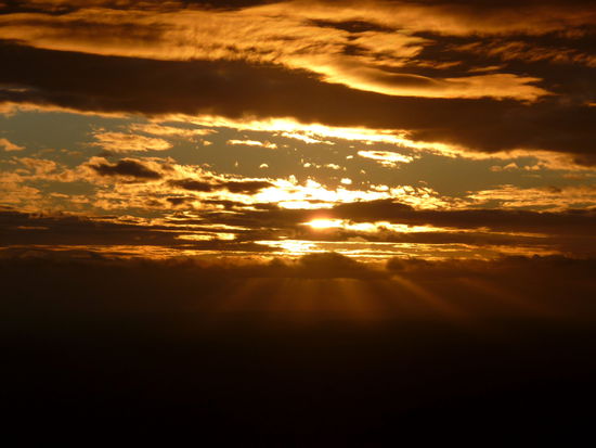 wir waren bdort is zum Sonnenunetergang