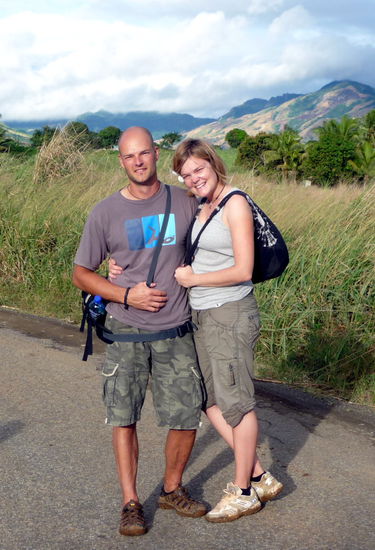 auf der Wanderung zu den Hot Springs