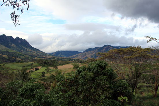 die Aussicht von unserem Zimmer