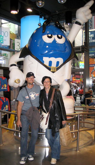 im M&M's Laden auf dem Times Square